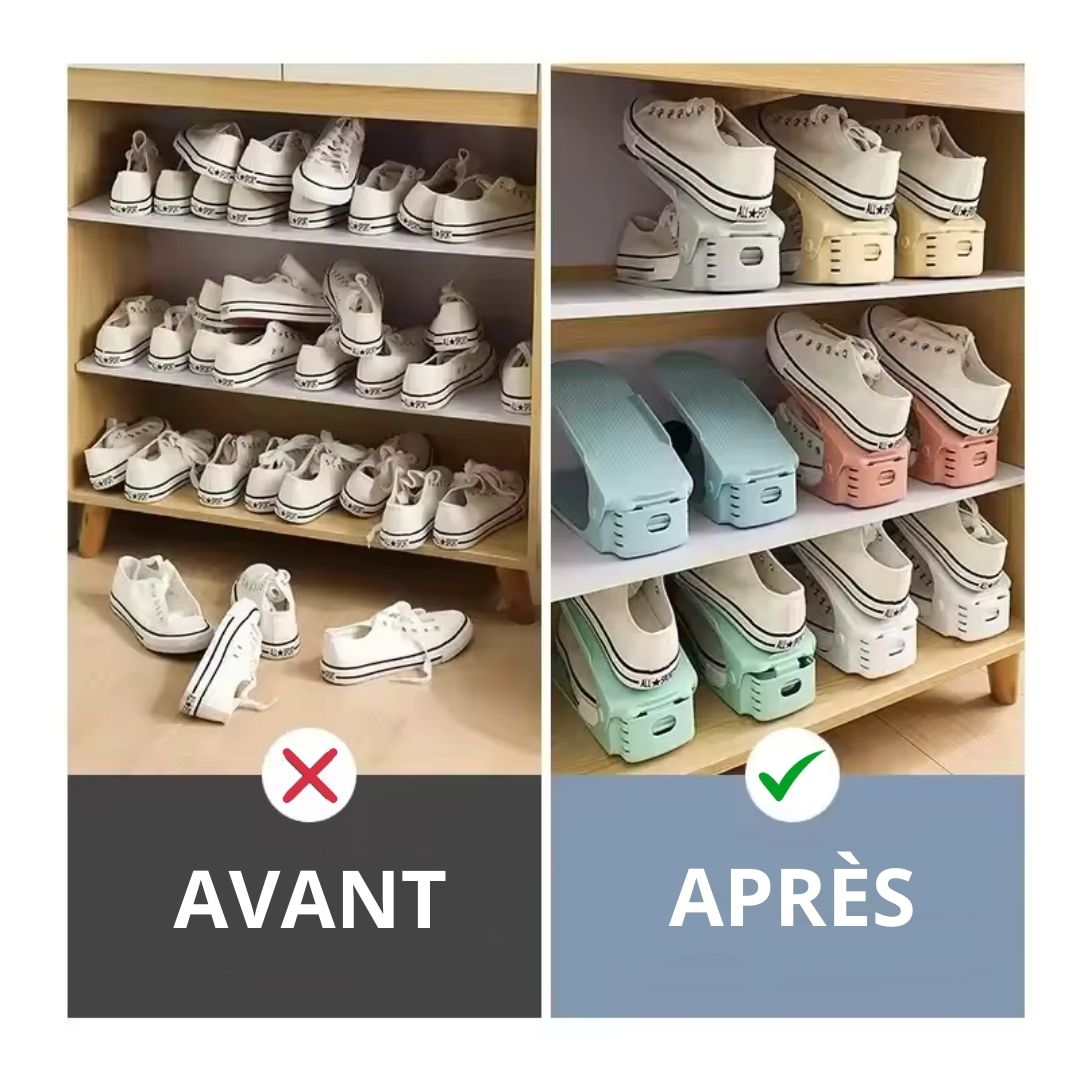 AhorroShoe - Support à chaussure pour un gain de place optimal