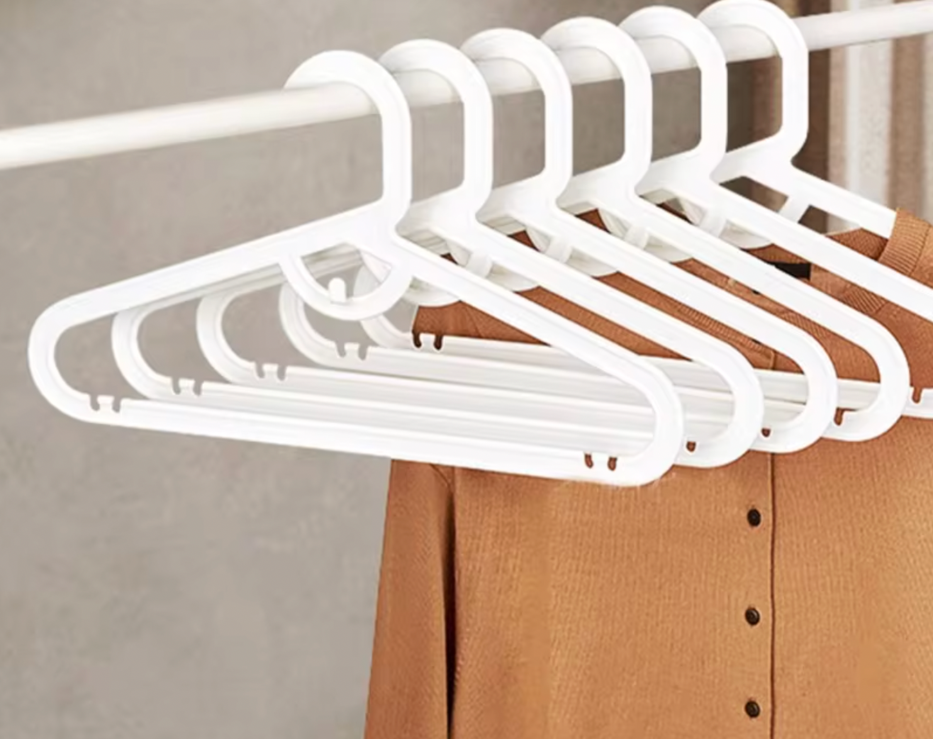 AhorroStack - Lot de 5 cintres Empilables pour plus d'espace